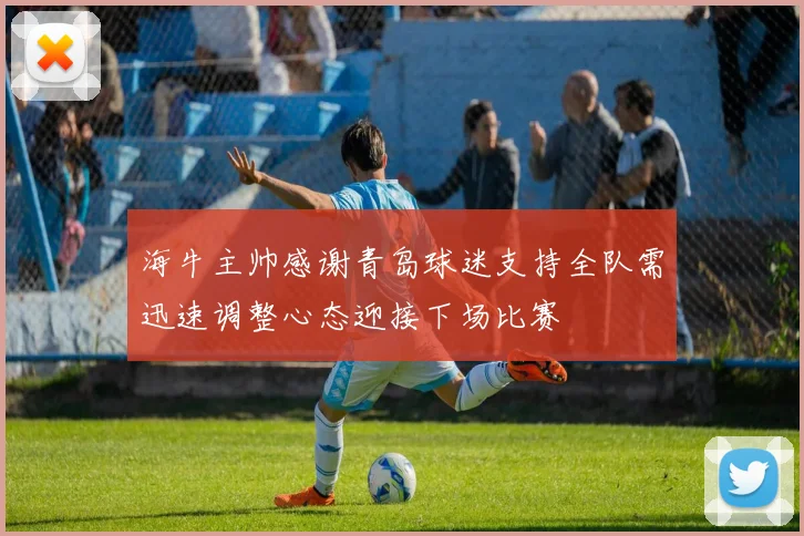 海牛主帅感谢青岛球迷支持全队需迅速调整心态迎接下场比赛
